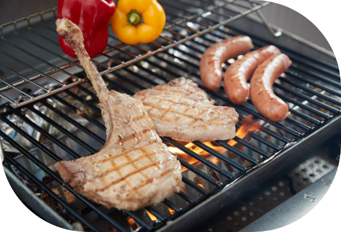 バーベキューの様子 イメージ写真