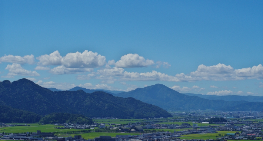 のどかな田舎の風景 イメージ写真